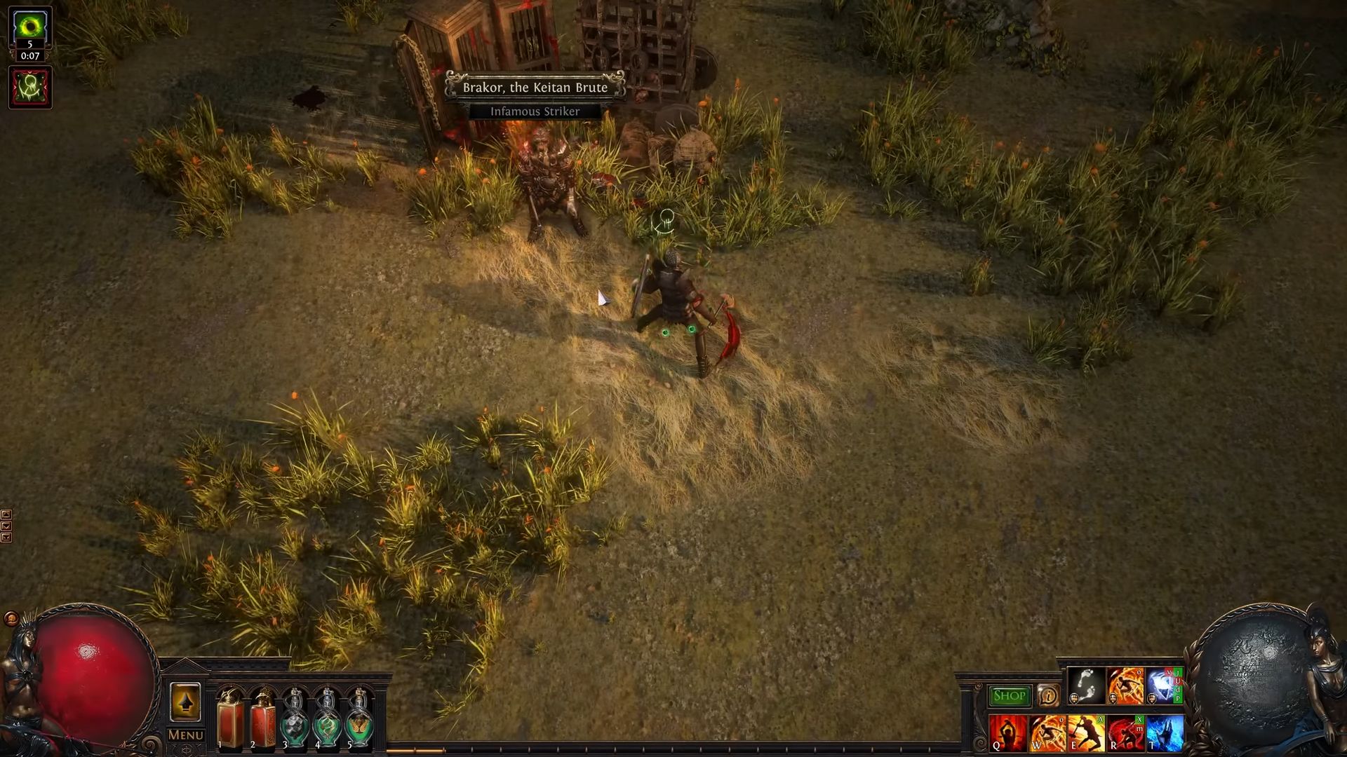 Mercenary progression interface