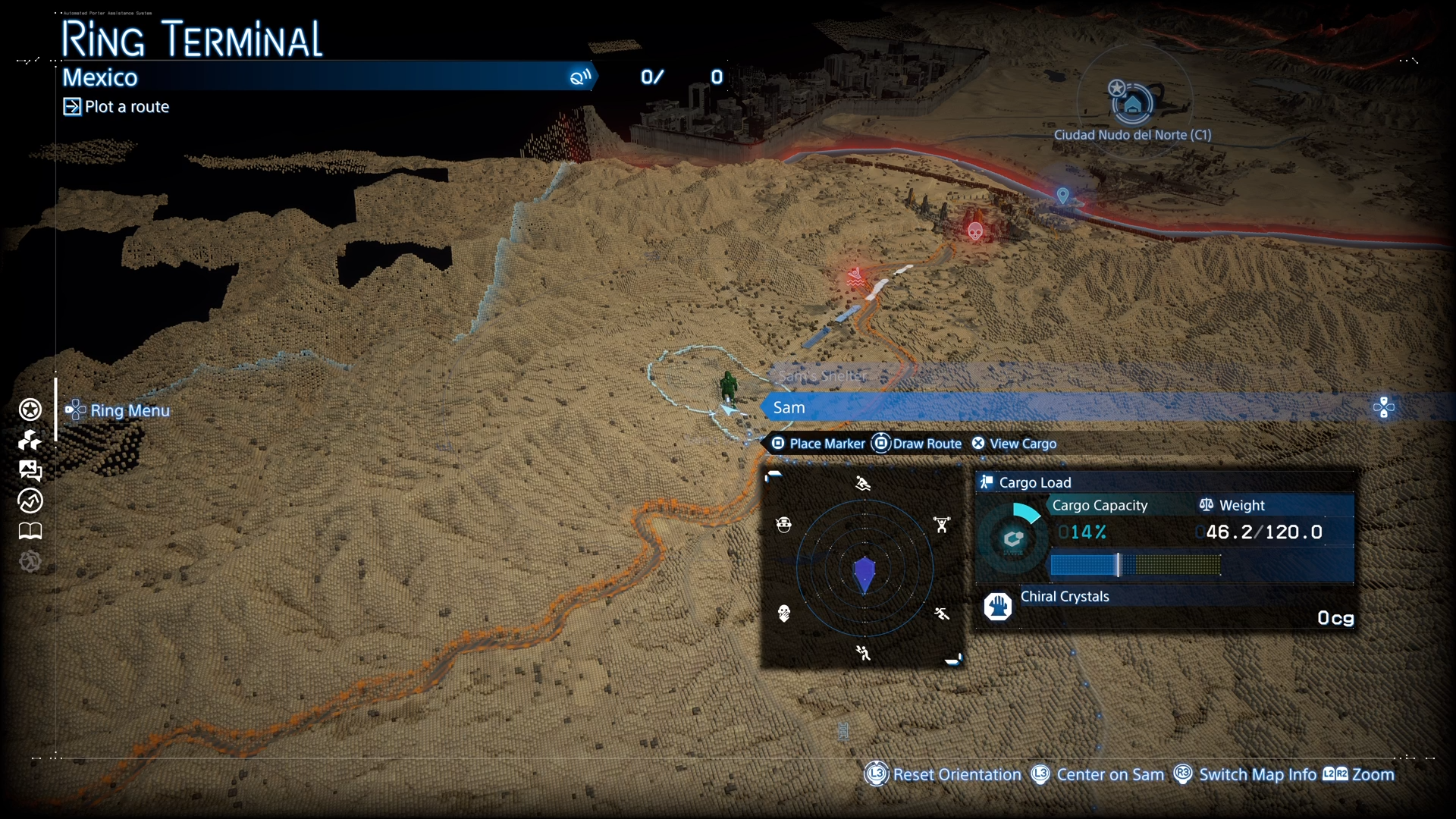 Advanced mapping interface [Source: Kojima Productions]