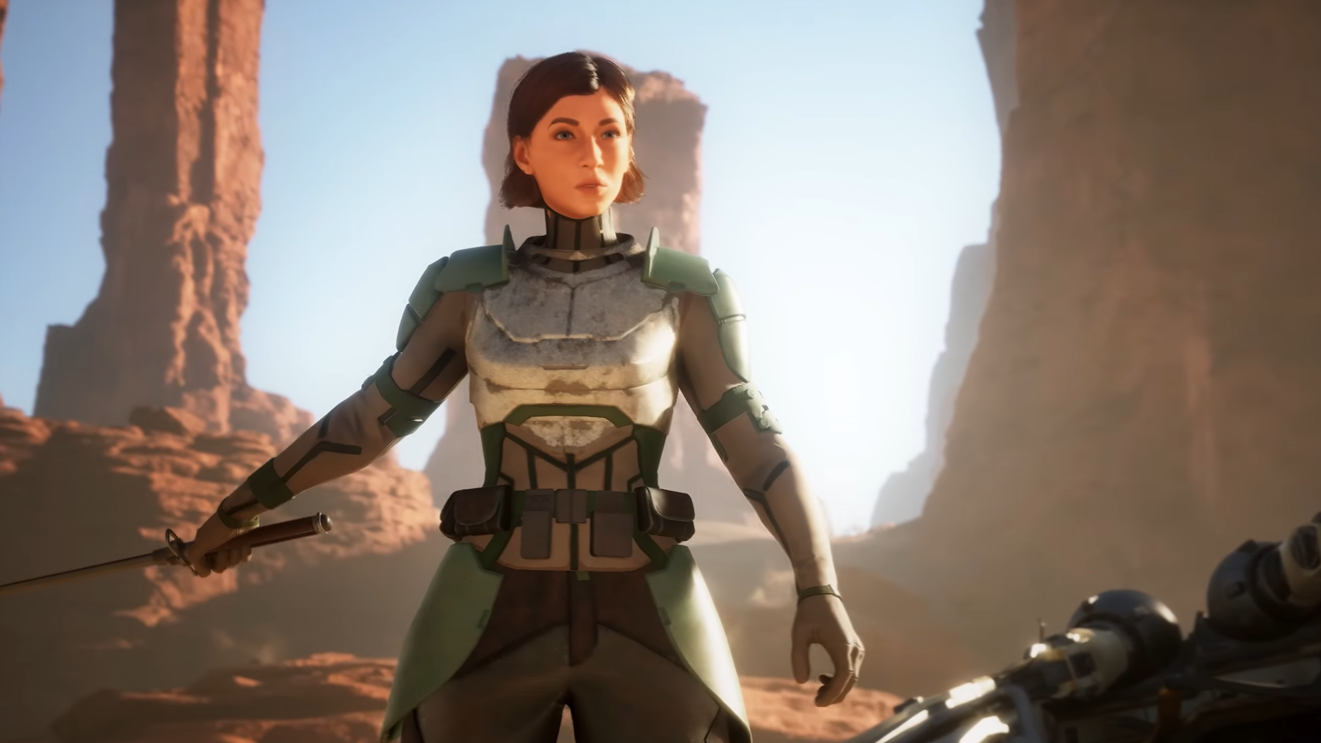 This short blade may not deal the most damage, but it can do the job just fine (Image via Funcom)