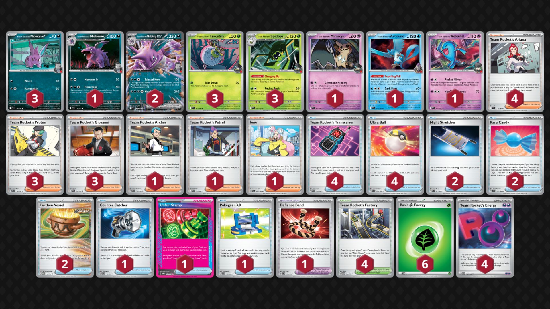 Rocket-themed deck composition (Image via TPC)