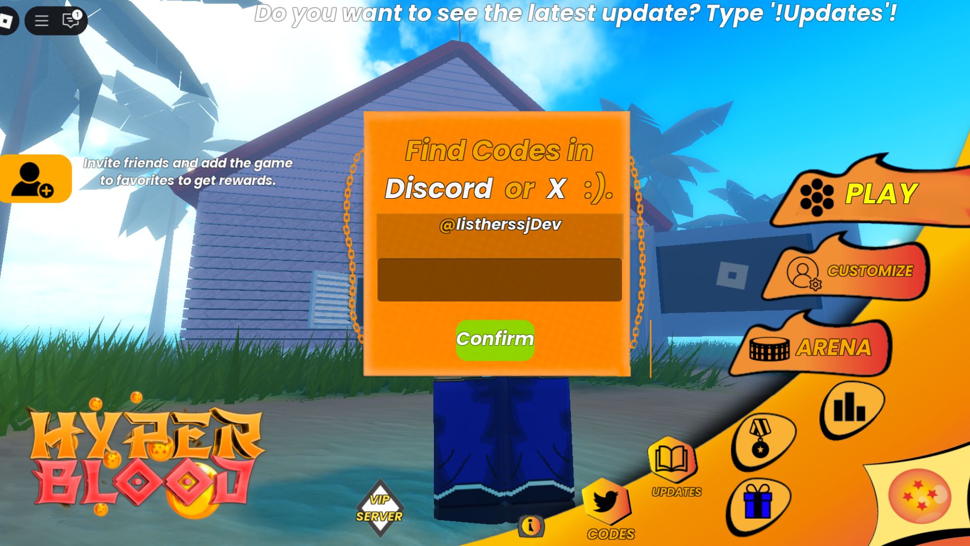 Redeem the codes here (Source: Roblox)
