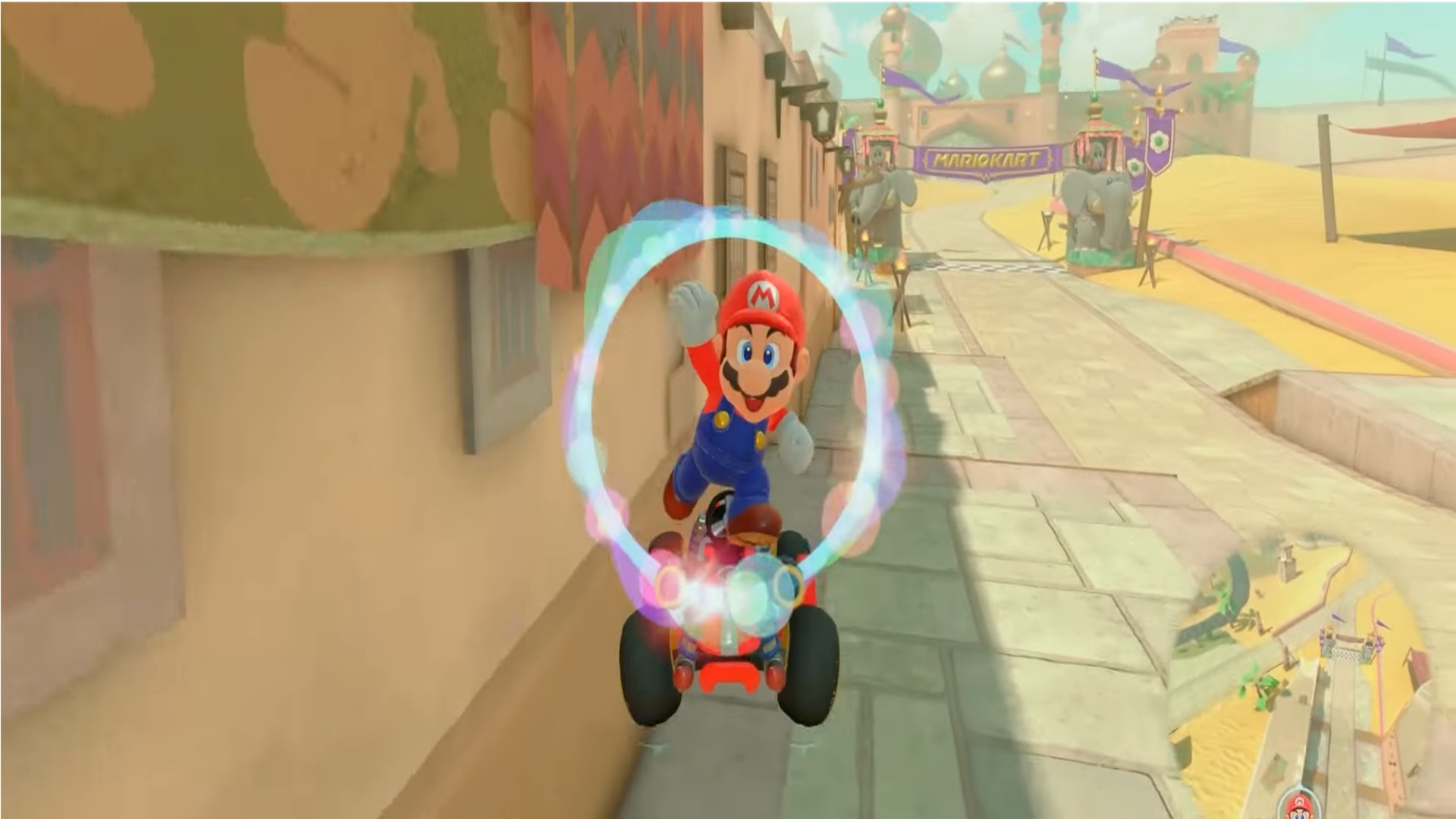 Mario executing a precision wall maneuver. (Source: Nintendo)