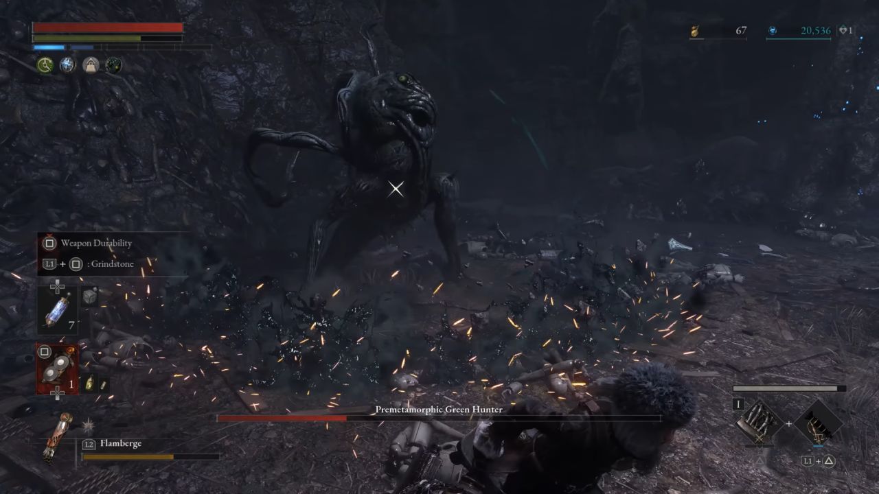 Lies of P: Overture, PC, Gameplay, How To Beat, Premetamorphic Green Hunter Boss, Screenshot