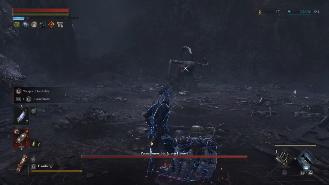 Lies of P: Overture, PC, Gameplay, How To Beat, Premetamorphic Green Hunter Boss, Screenshot
