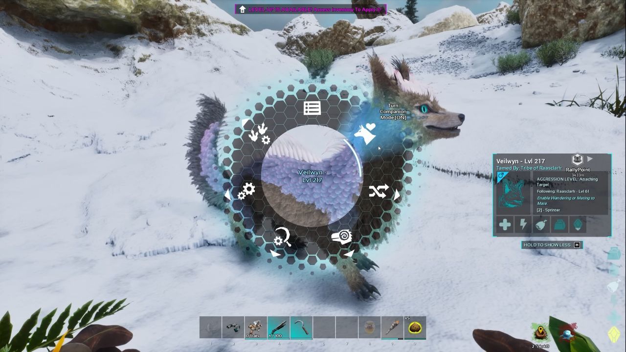 ARK: Survival Ascended, PC, Gameplay, How To Tame Veilwyn, Screenshot