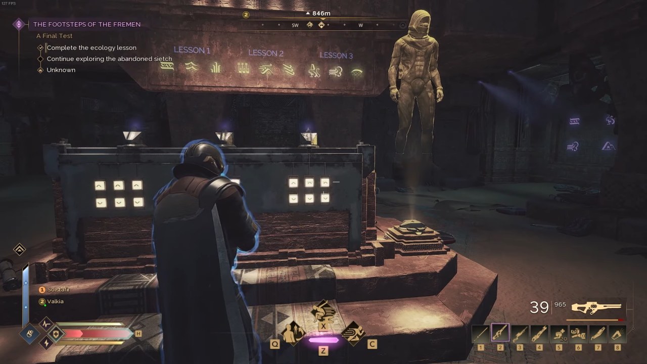 Dune: Awakening, Awakening Guide, 'Footsteps of the Fremen' Quest Ecology Lesson Puzzle, PC, Gameplay, Screenshot