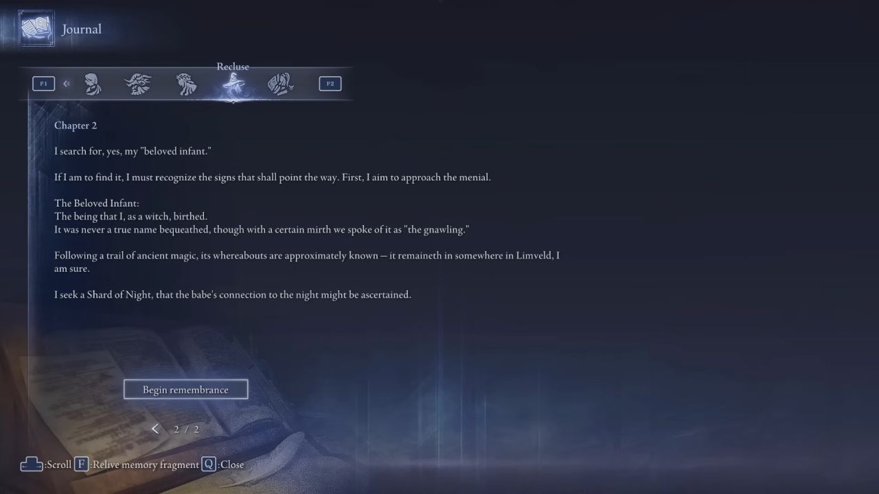 Elden Ring Nightreign, PC, Gameplay, How To Complete Recluse Remembrance Questline, Screenshot