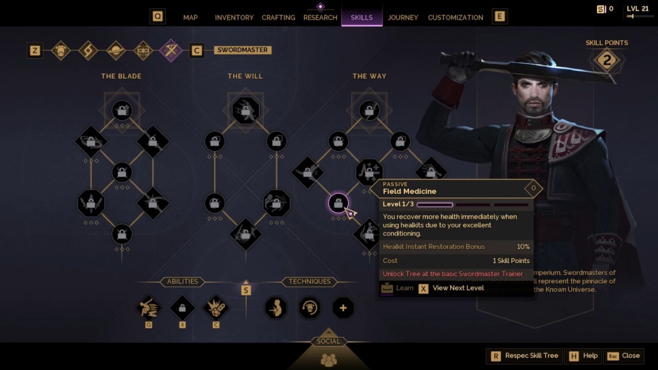 Dune: Awakening, PC, Gameplay, How To Play Swordmaster Class, Screenshot