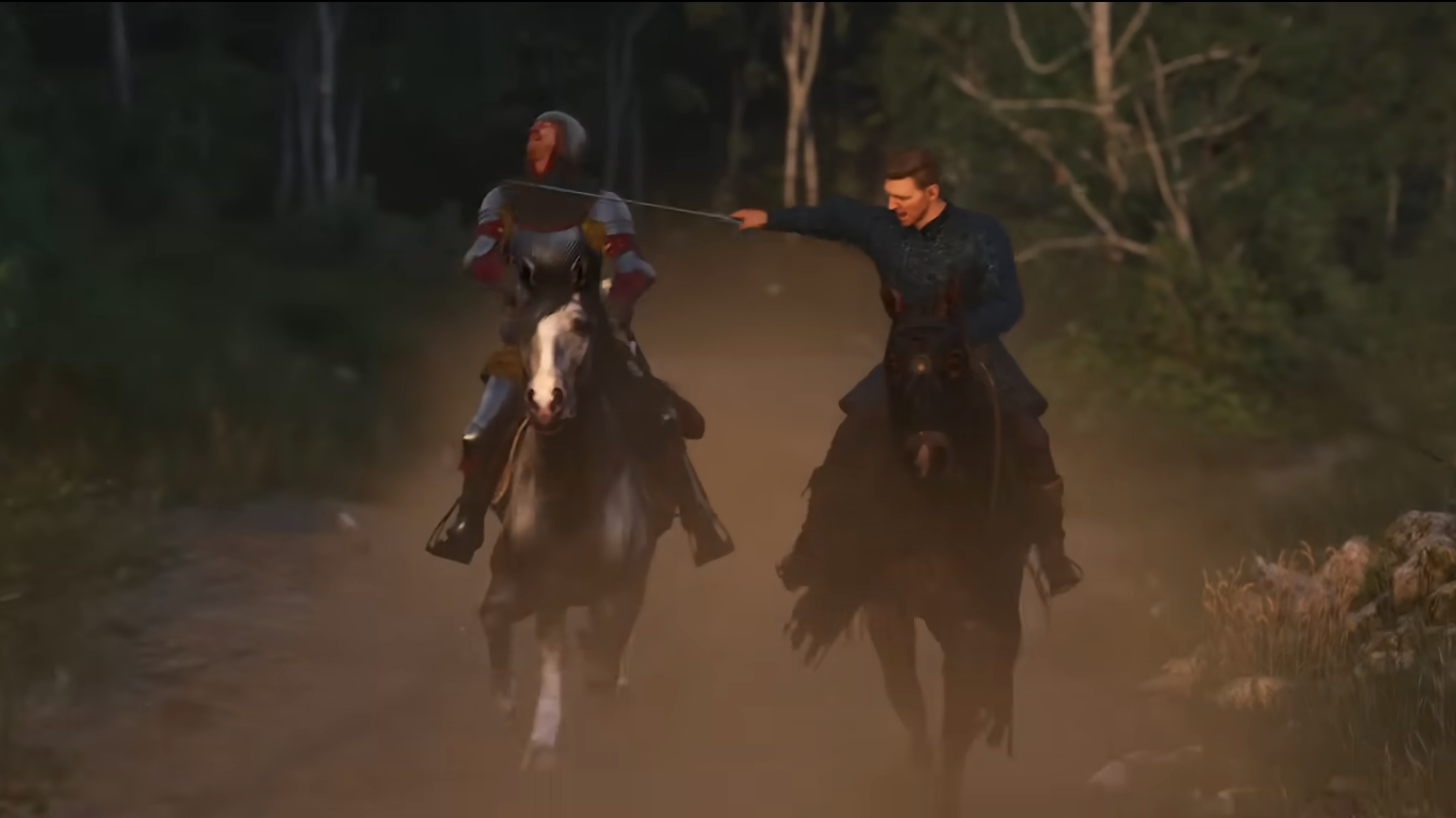 Equine spectral encounter in woodland (Image via Deep Silver)