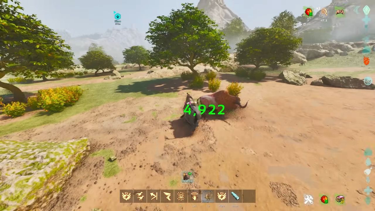 ARK Survival Ascended Guide, Bisons Abilities and Uses, Bisons Combat Modes