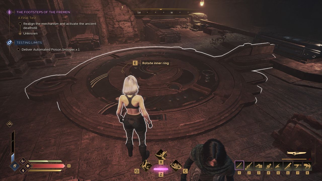 Dune Awakening Guide, How To Complete the Eighth Trail of AQL, Deathstill Puzzle