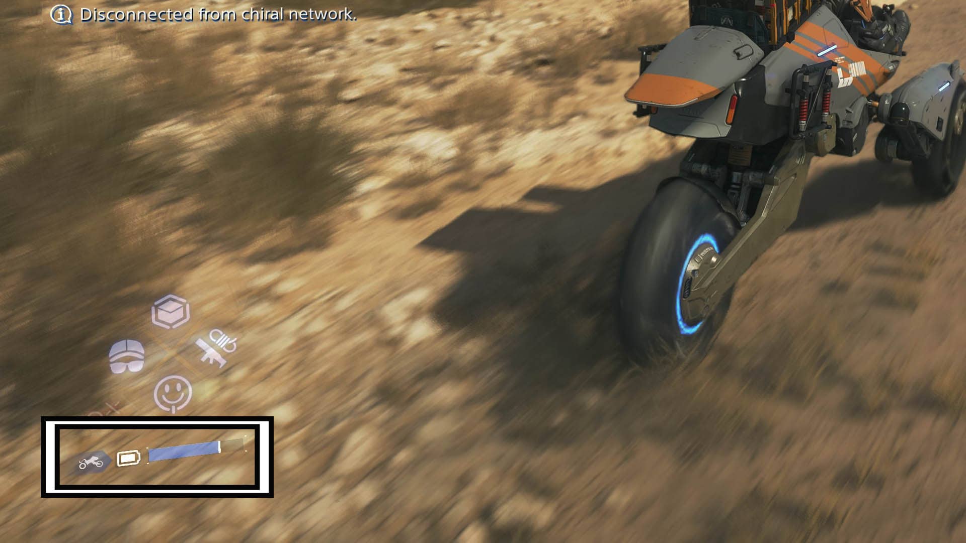 death stranding 2 vehicle charge meter