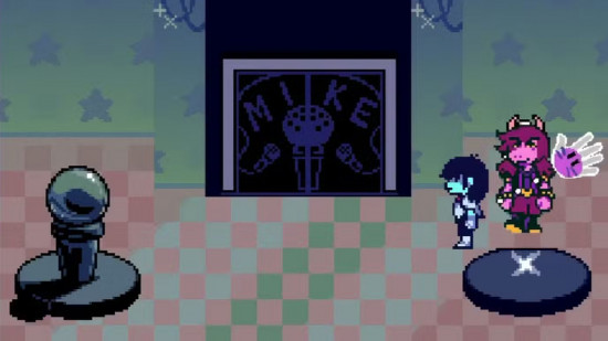 Delta Rune Mike's Room code: An image of Mike's Room in the TV Building in Castle Town.