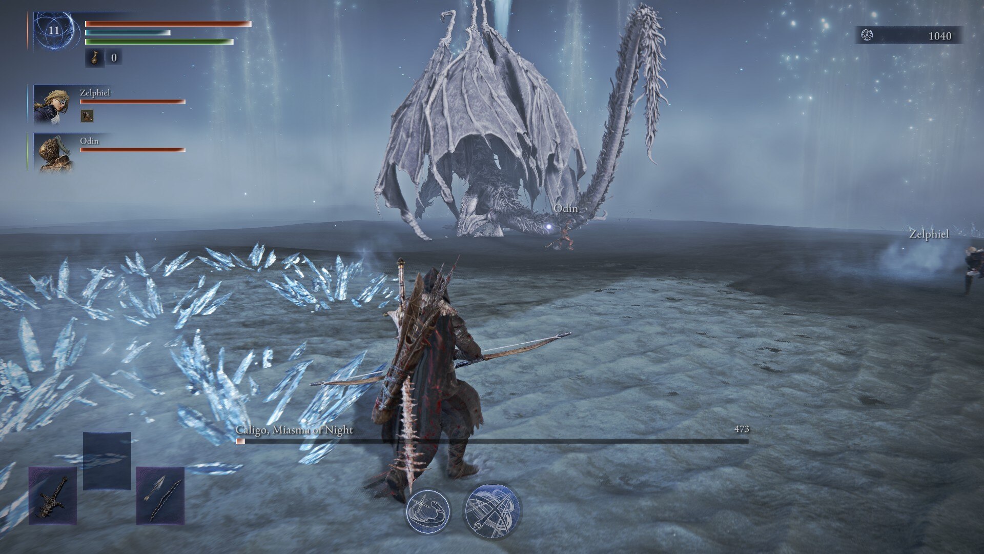Using elemental advantages against Nightlords