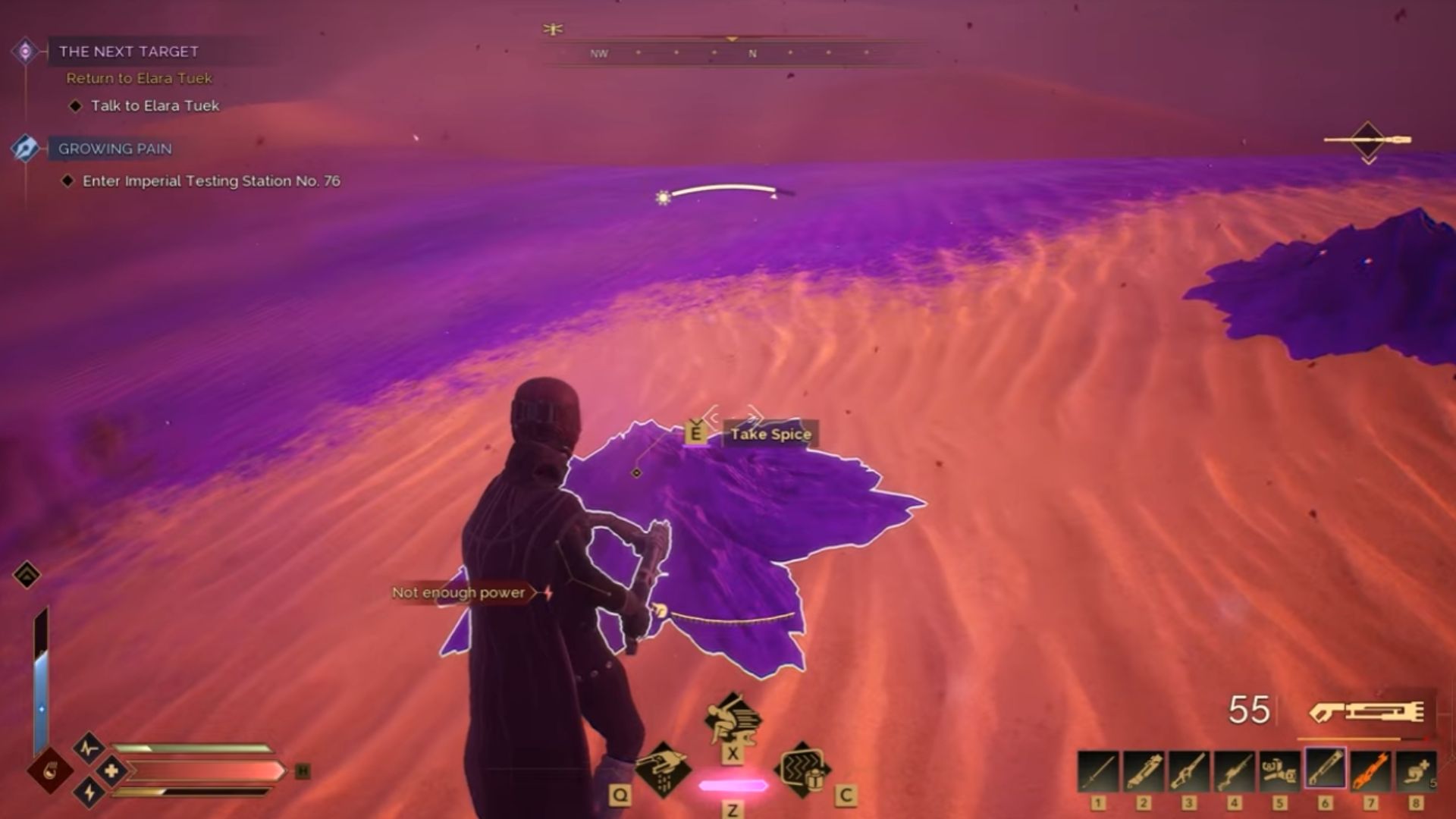 Spice harvesting process (Credit: Funcom, YouTube @HeRo2u2)