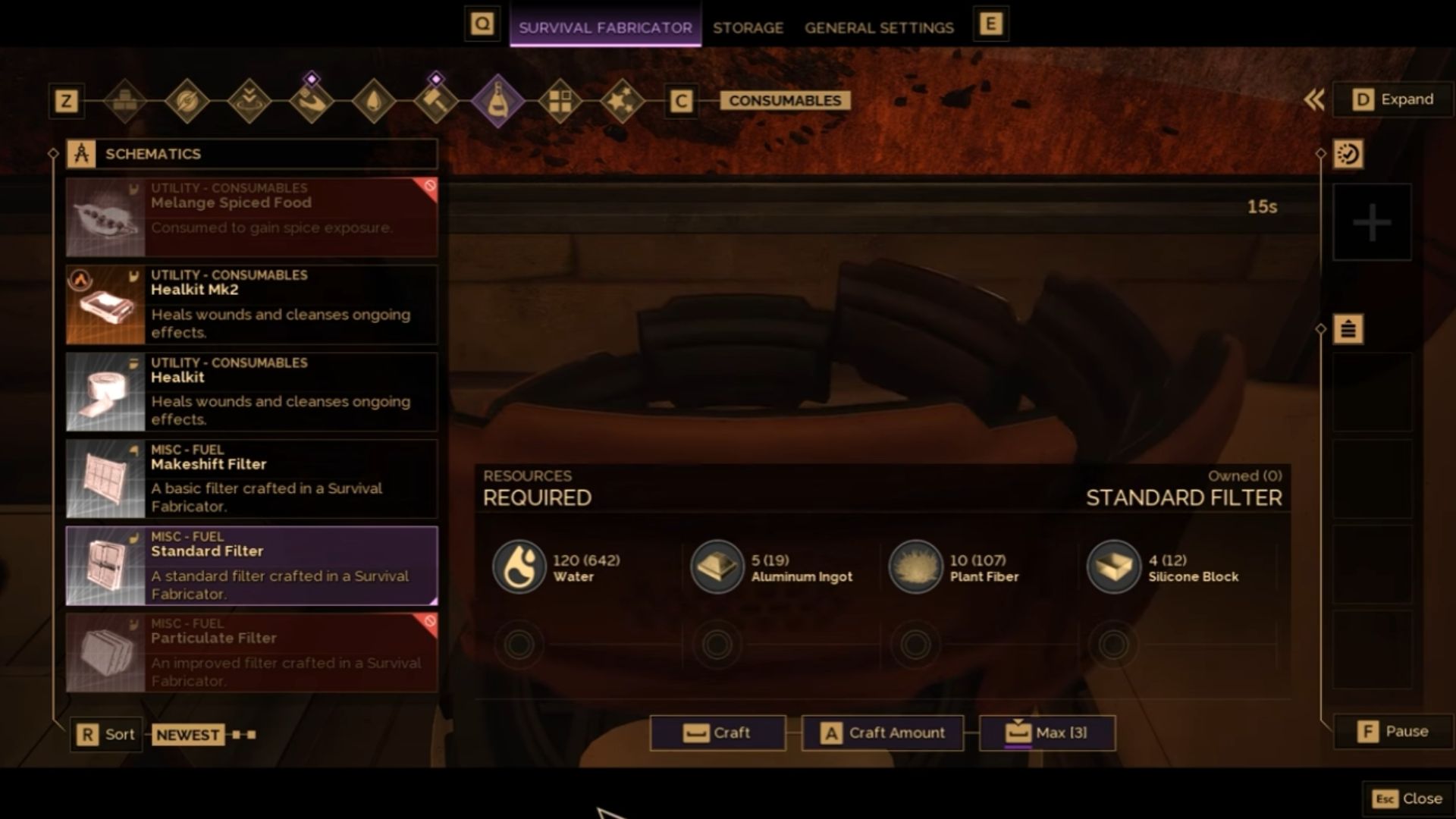 Crafting the Standard Filter