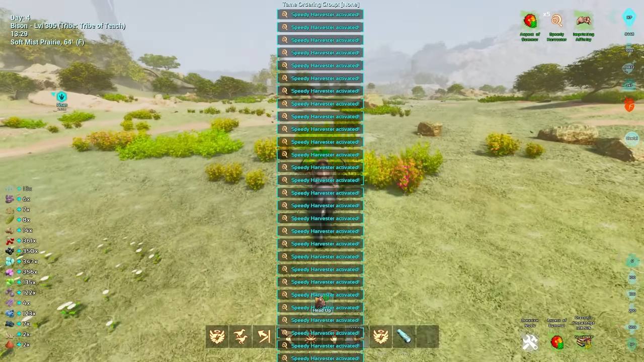 ARK Survival Ascended Guide, Bisons Abilities and Uses, Enhancing Bisons Performance