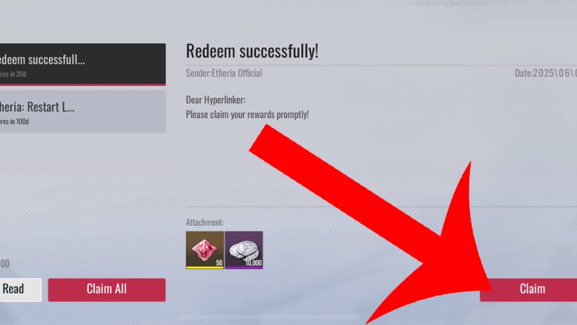 Item acquisition confirmation