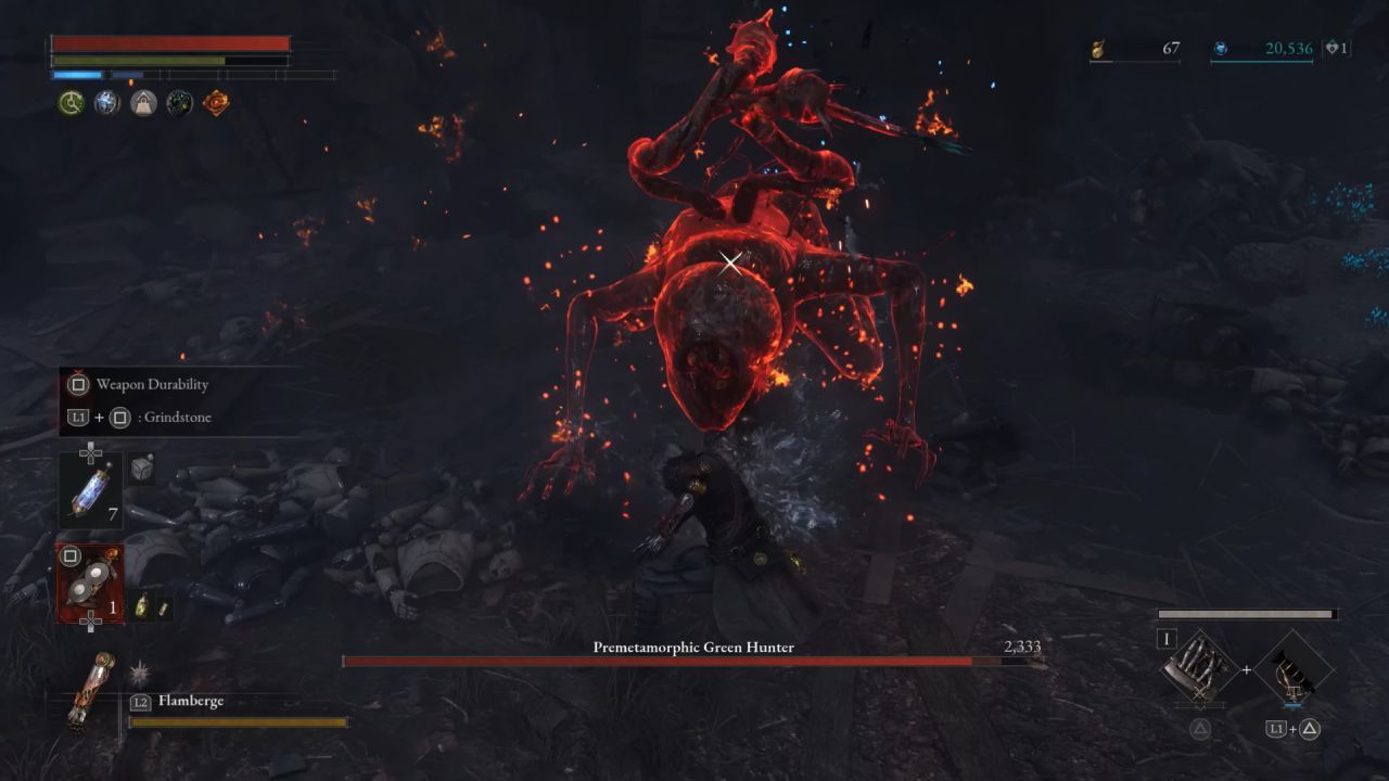 Lies of P: Overture, PC, Gameplay, How To Beat, Premetamorphic Green Hunter Boss, Screenshot