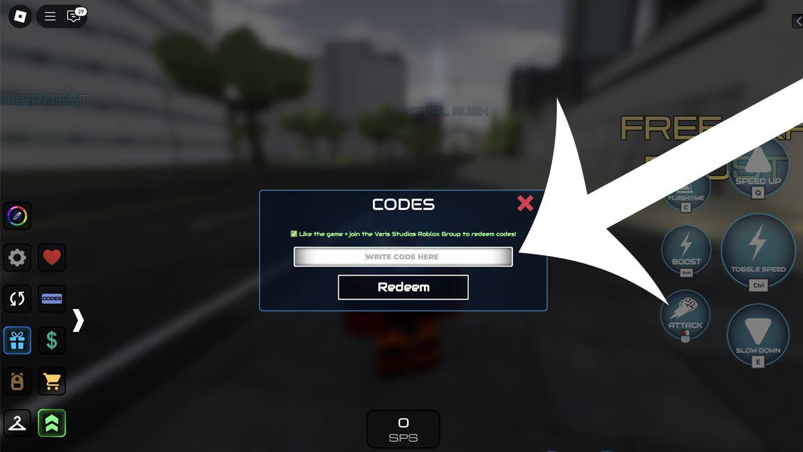 Code redemption process