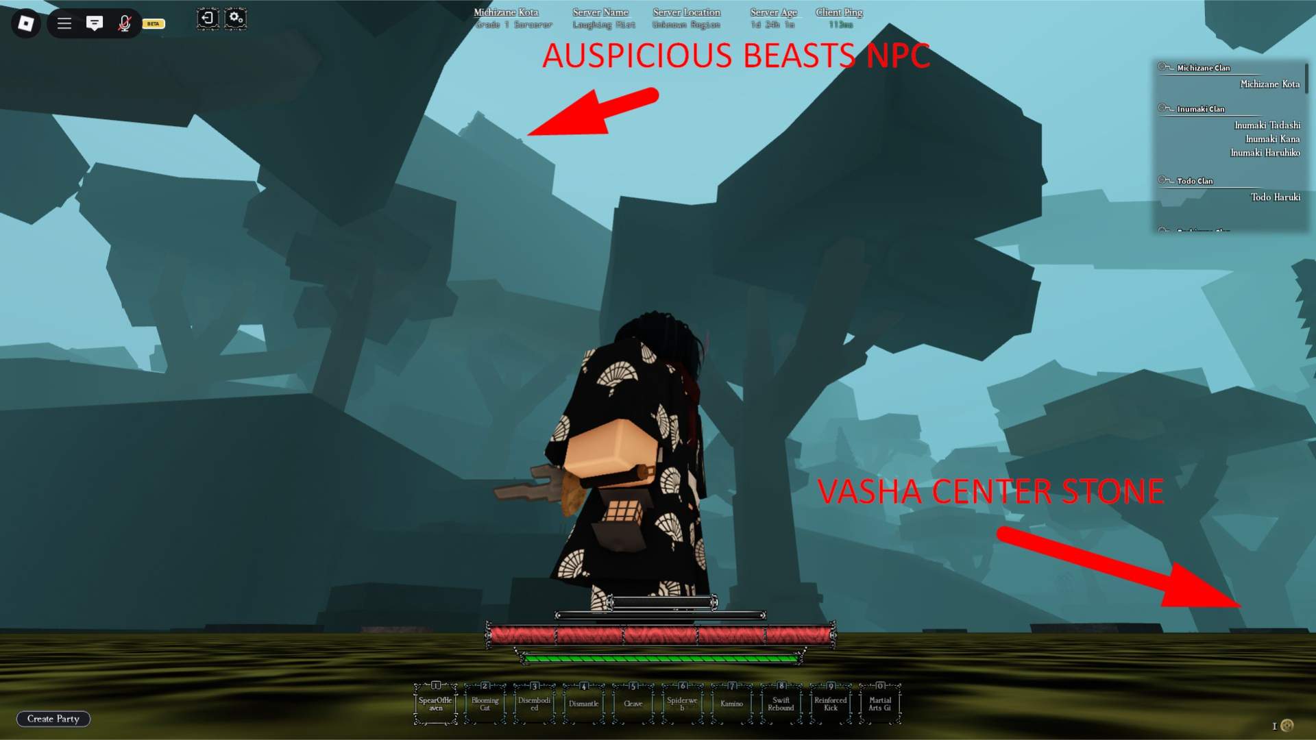 Mountain trainer location