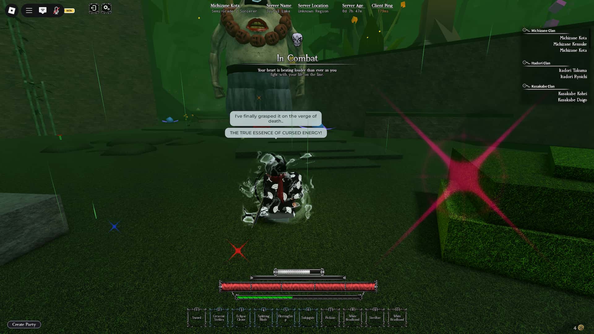 How to use Reverse Cursed Technique in Heian Roblox experience