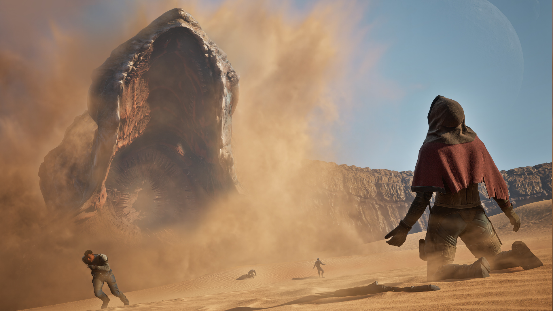 Sandworms lurk underneath (Source: Funcom)