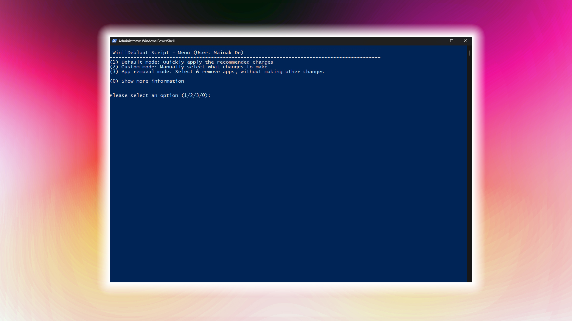 PowerShell optimization process
