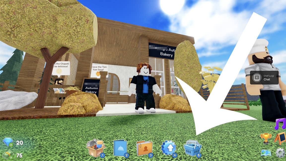 Visual guide to locating store features