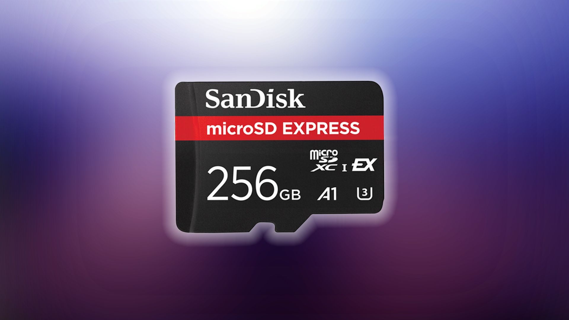 Image showing the 256GB SanDisk micro SD Express card (Image via B&H)