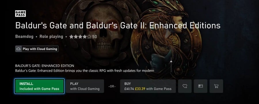 Two Baldur's Gate Games Have Quietly Appeared On Xbox Game Pass (June 5) 6