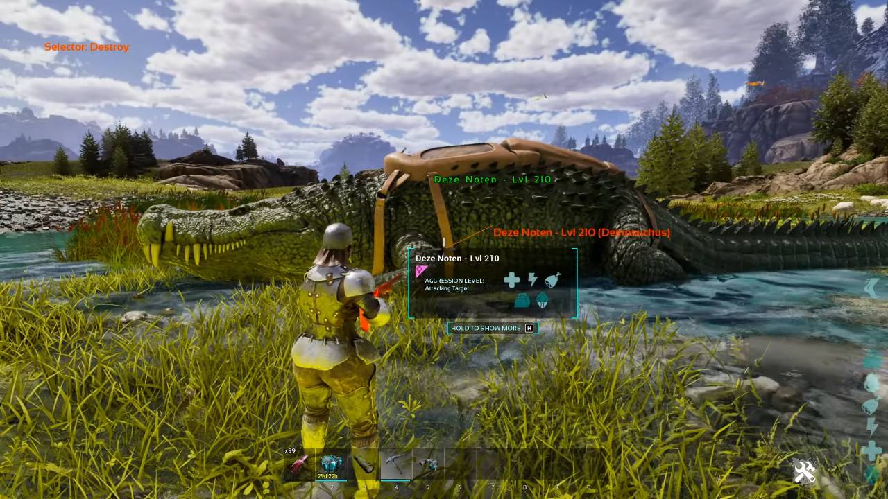 ARK: Survival Ascended, PC, Gameplay, How To Beat Astraeos Miniboss Easily and Solo, Screenshot