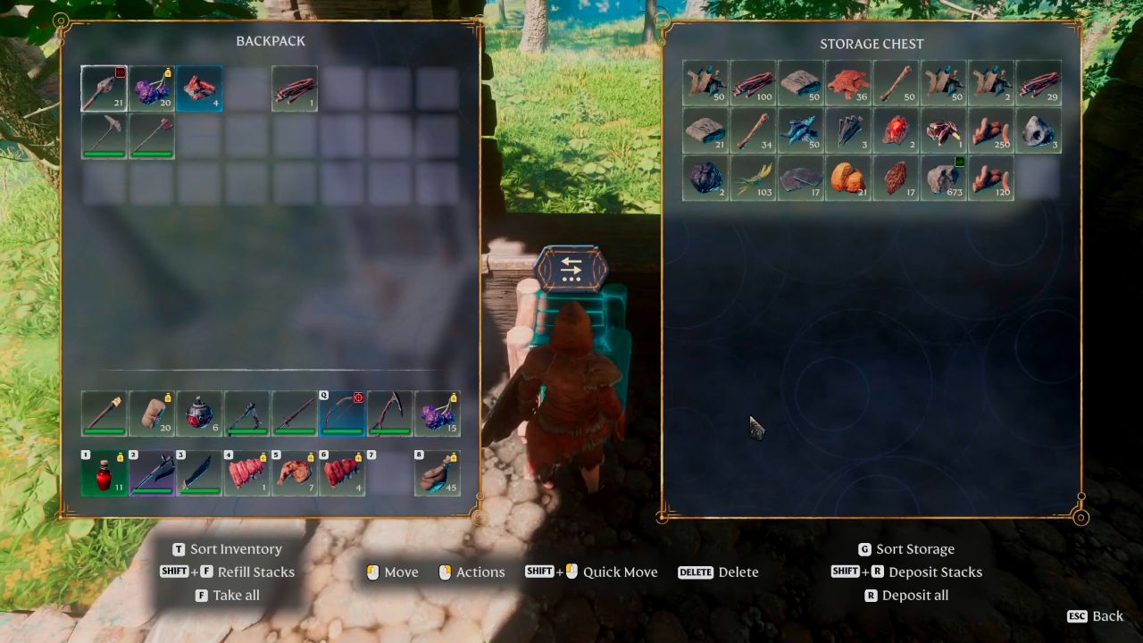 Enshrouded, PC, Gameplay, How To Unlock Universal Storage, Screenshot