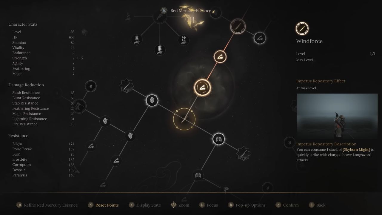 Wuchang: Fallen Feathers, PC, Gameplay, Demon Samurai Build, Screenshot