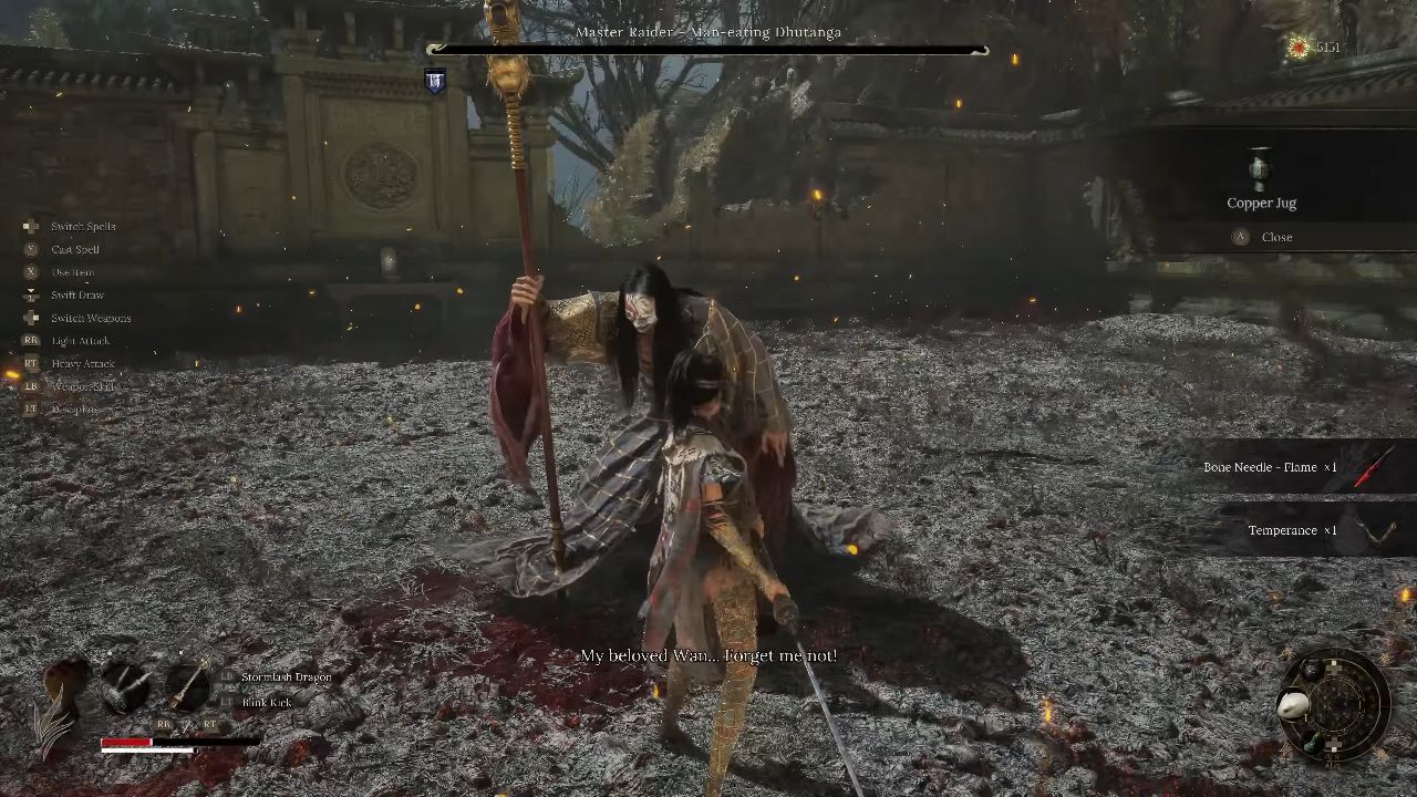 Wuchang: Fallen Feathers, PC, Gameplay, How to Beat Master Raider, Screenshot