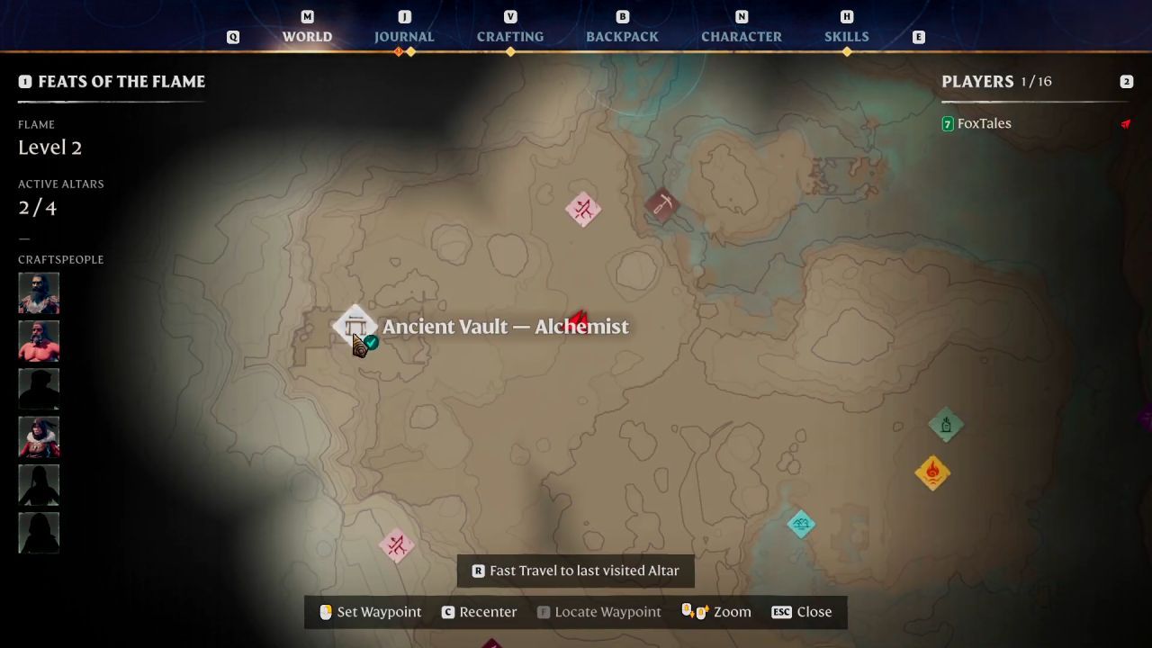 Enshrouded Guide, How to Find Wailing Blade, Starting the Quest, Location