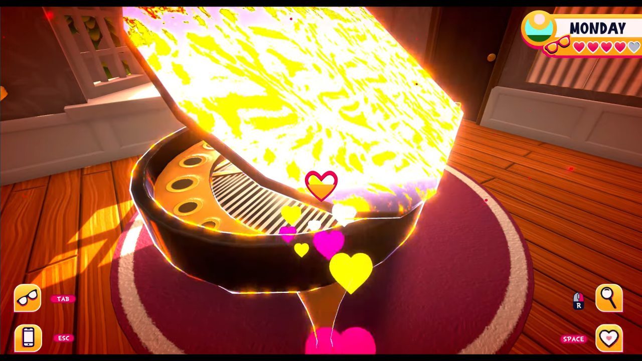 Date Everything! Character Interaction, Living Room Piano Puzzle, Relationship Mechanics