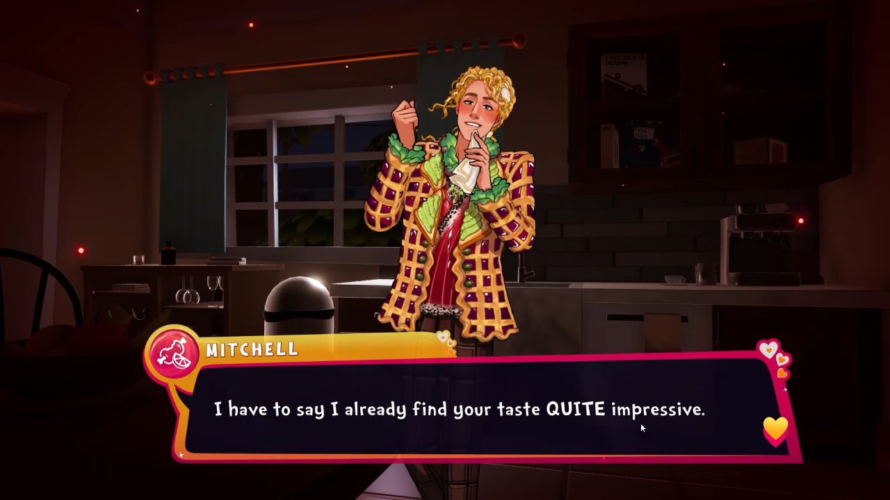 Date Everything!, Date Everything! Guide, How To Romance Mitchell Linn, PC, Gameplay, Screenshot