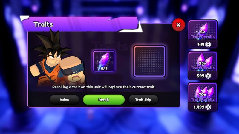 Anime Final Strike Trait Tier List and Reroll Guide