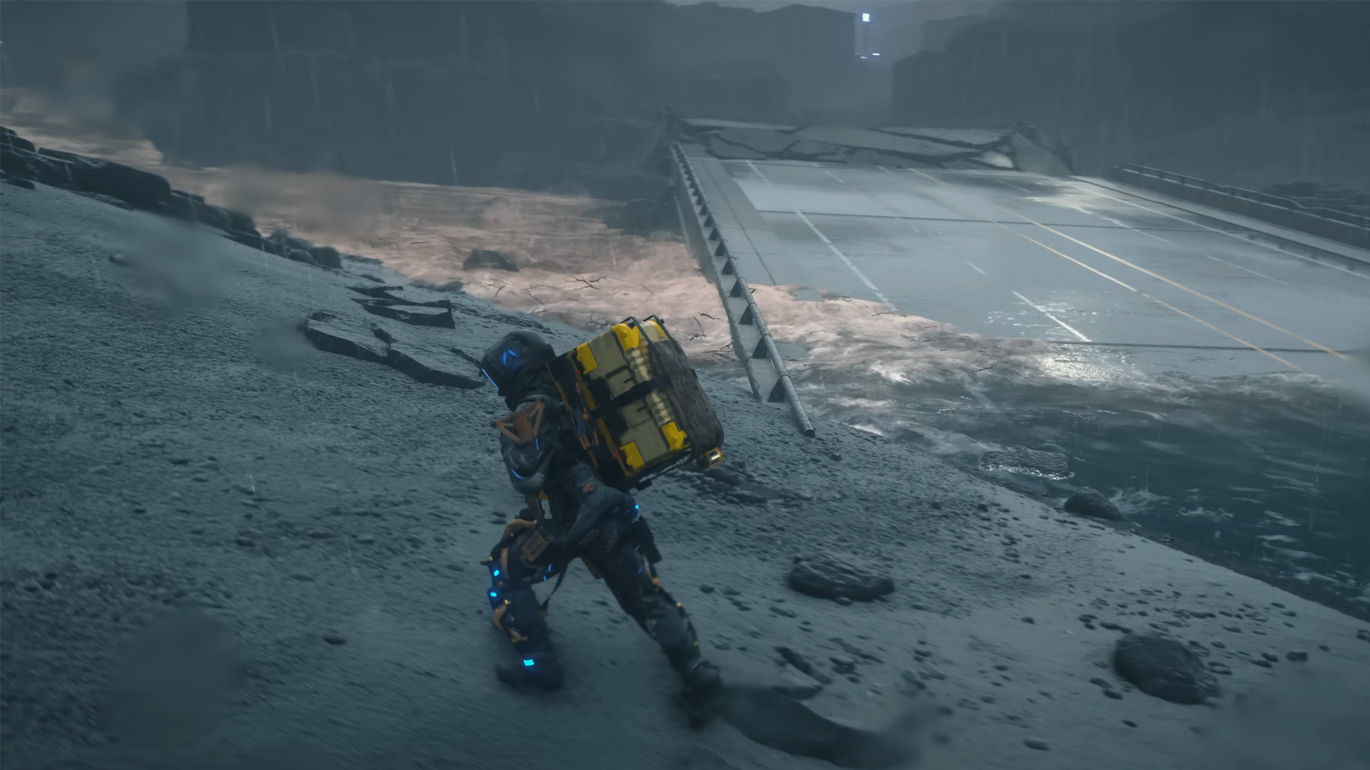 Survival gear enhances traversal efficiency (Source: Kojima Productions)