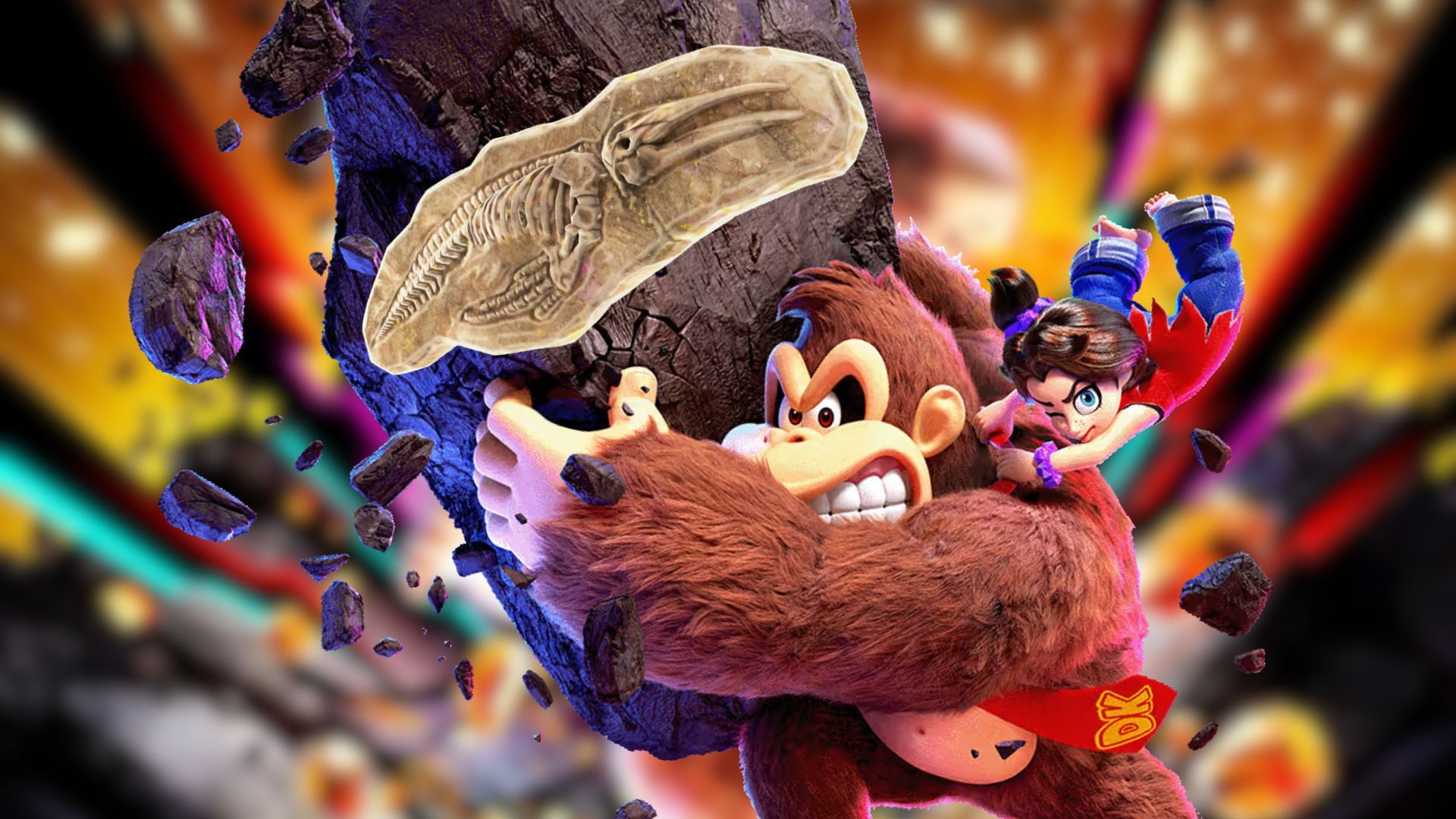 Donkey Kong Bananza fossils guide