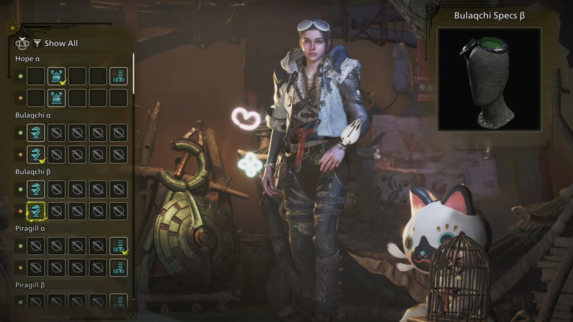Equip the armor pieces as layered armor