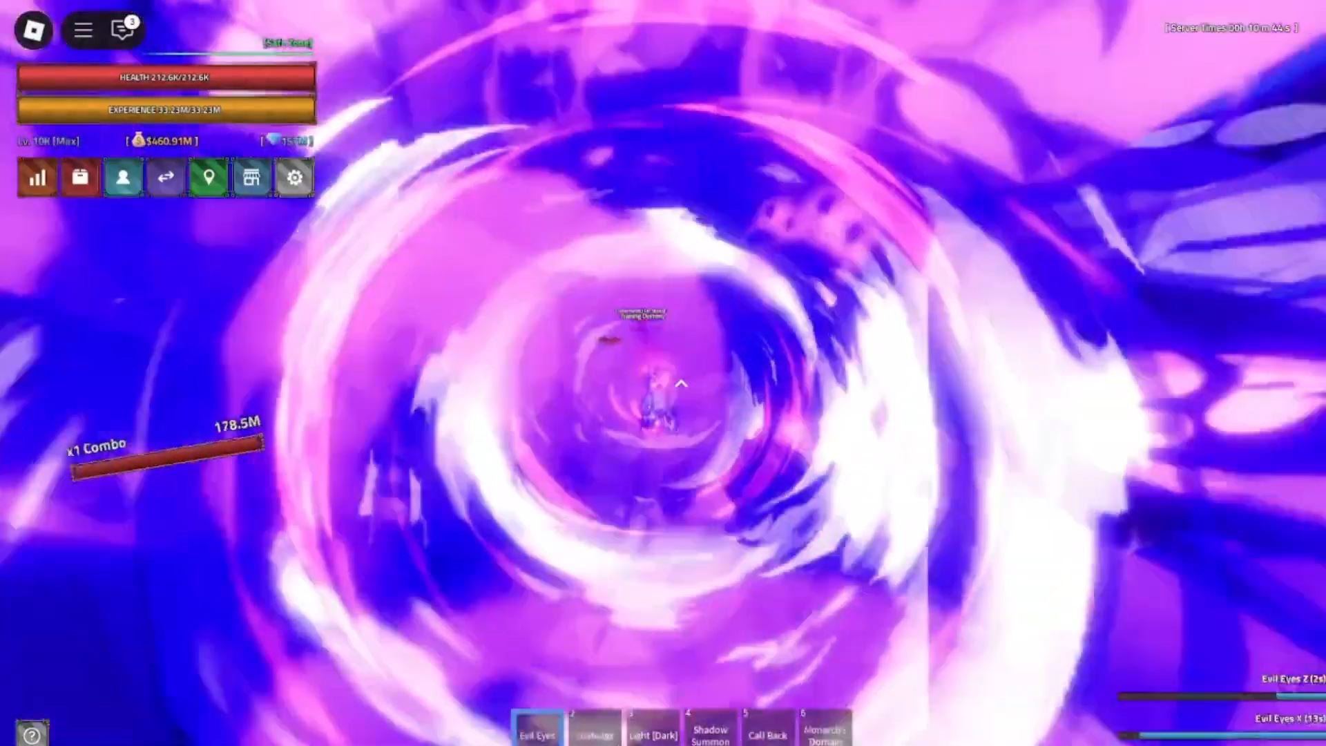 Evil Eyes attacks (Image via Roblox)