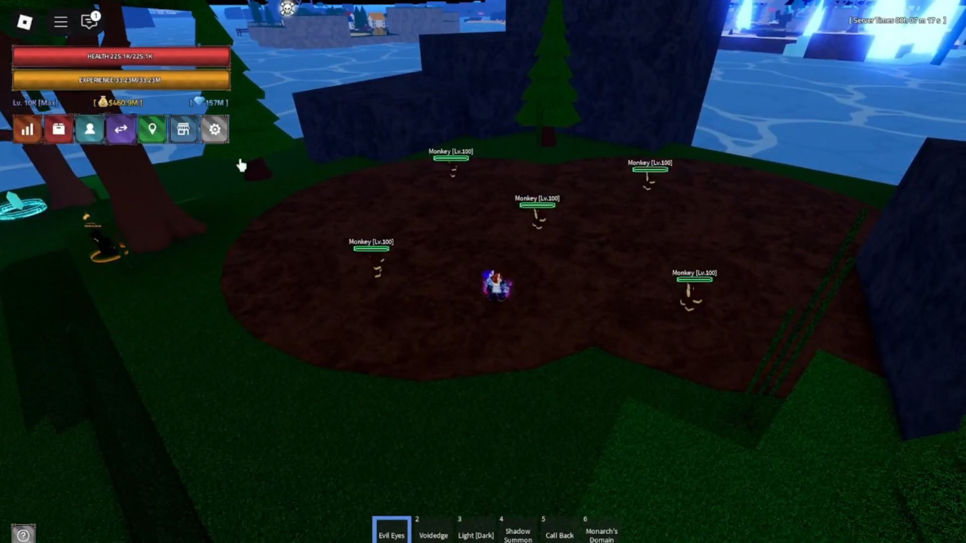 Farming mobs (Image via Roblox)