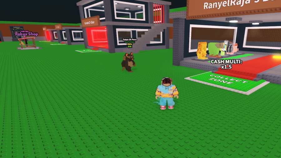 A player standing in Steal A Brainrot