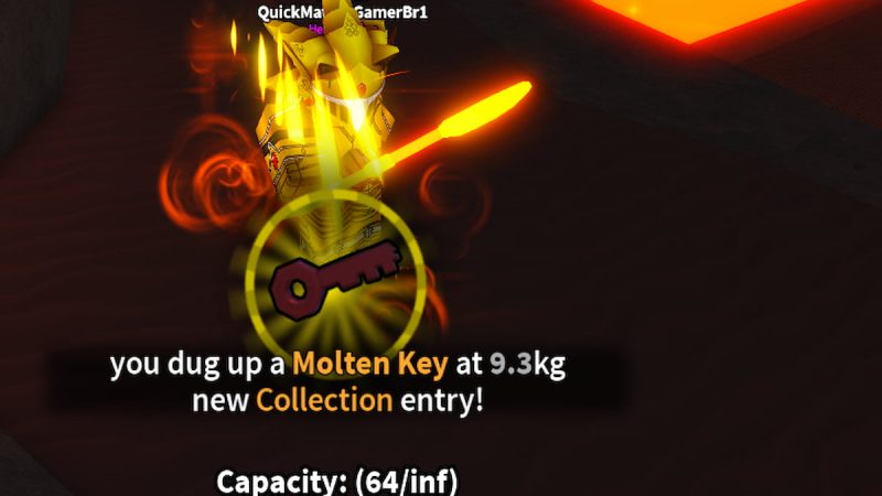 How to obtain Molten and Ancient Key in Roblox Dig It