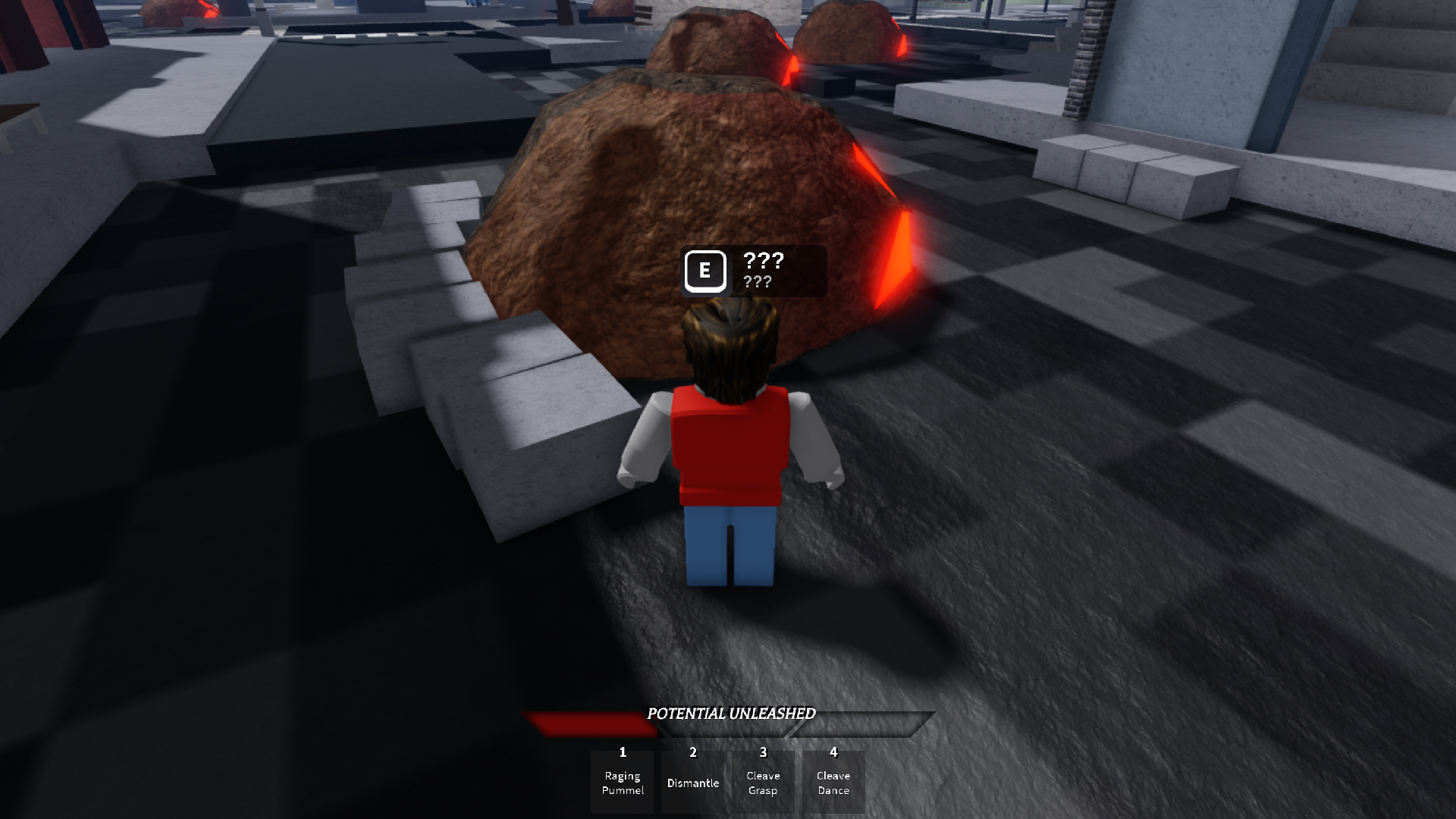 Interact with the Meteors (Image via Roblox Corporation)