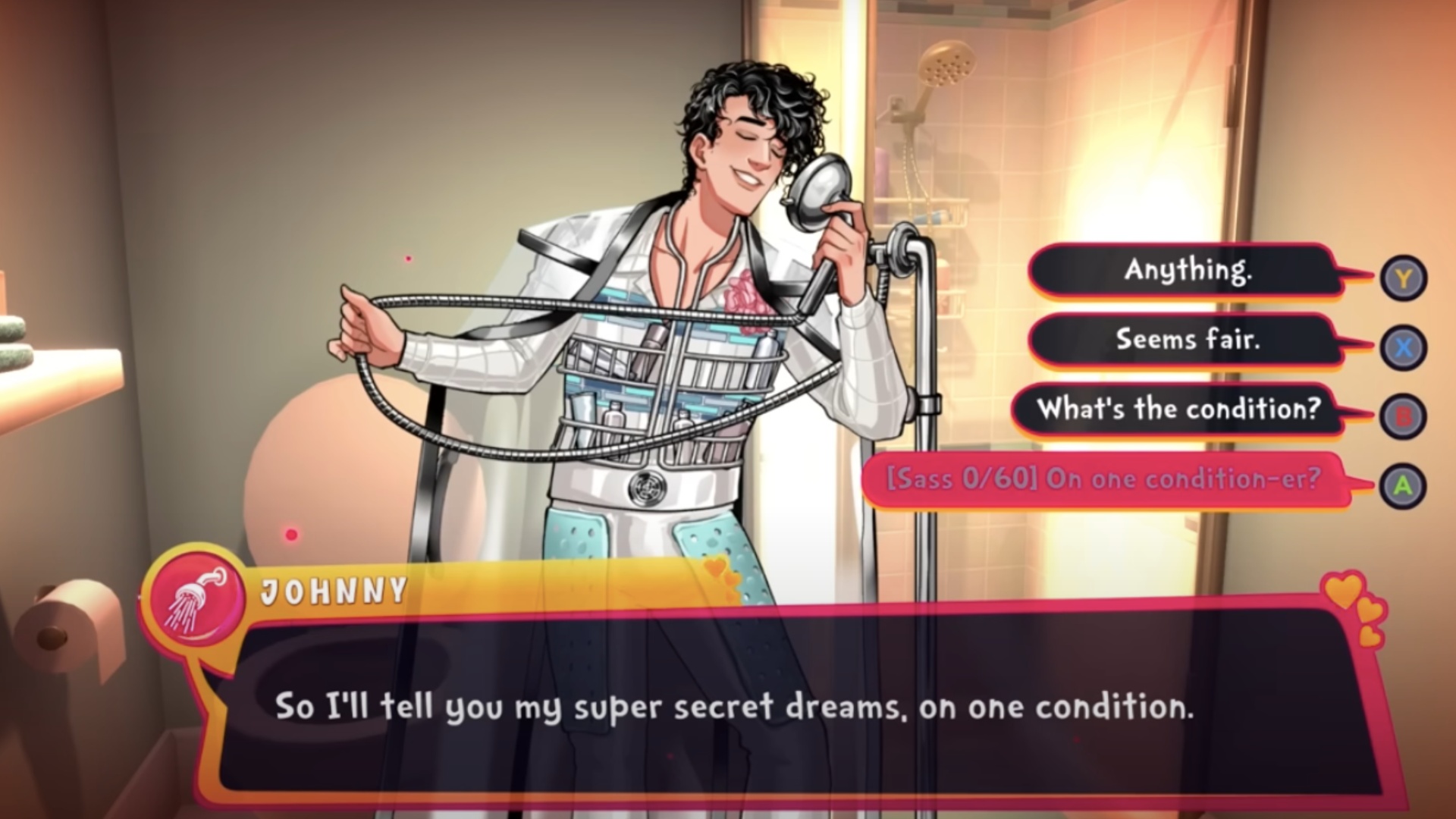 Dialogue interface example (Visuals by Team 17)