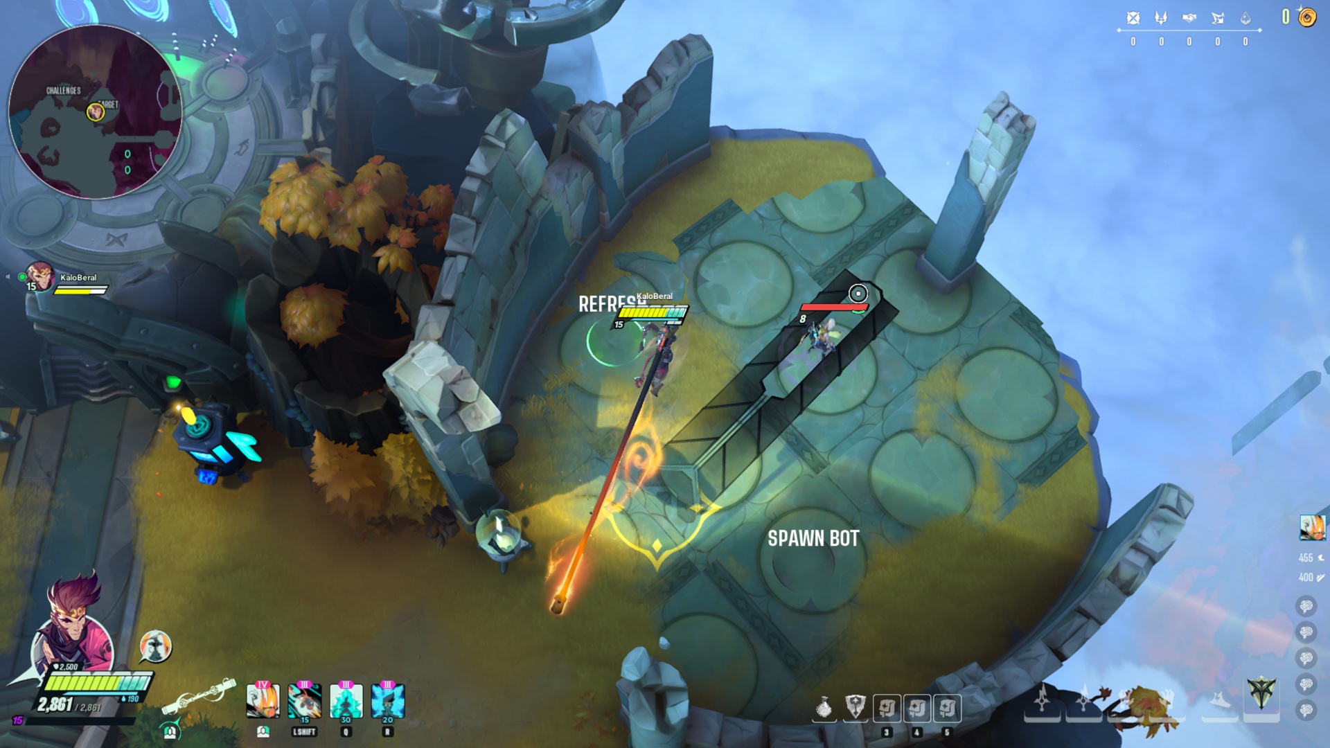 Extended-range combat techniques (Image via Theorycraft Games | NetEase Games)