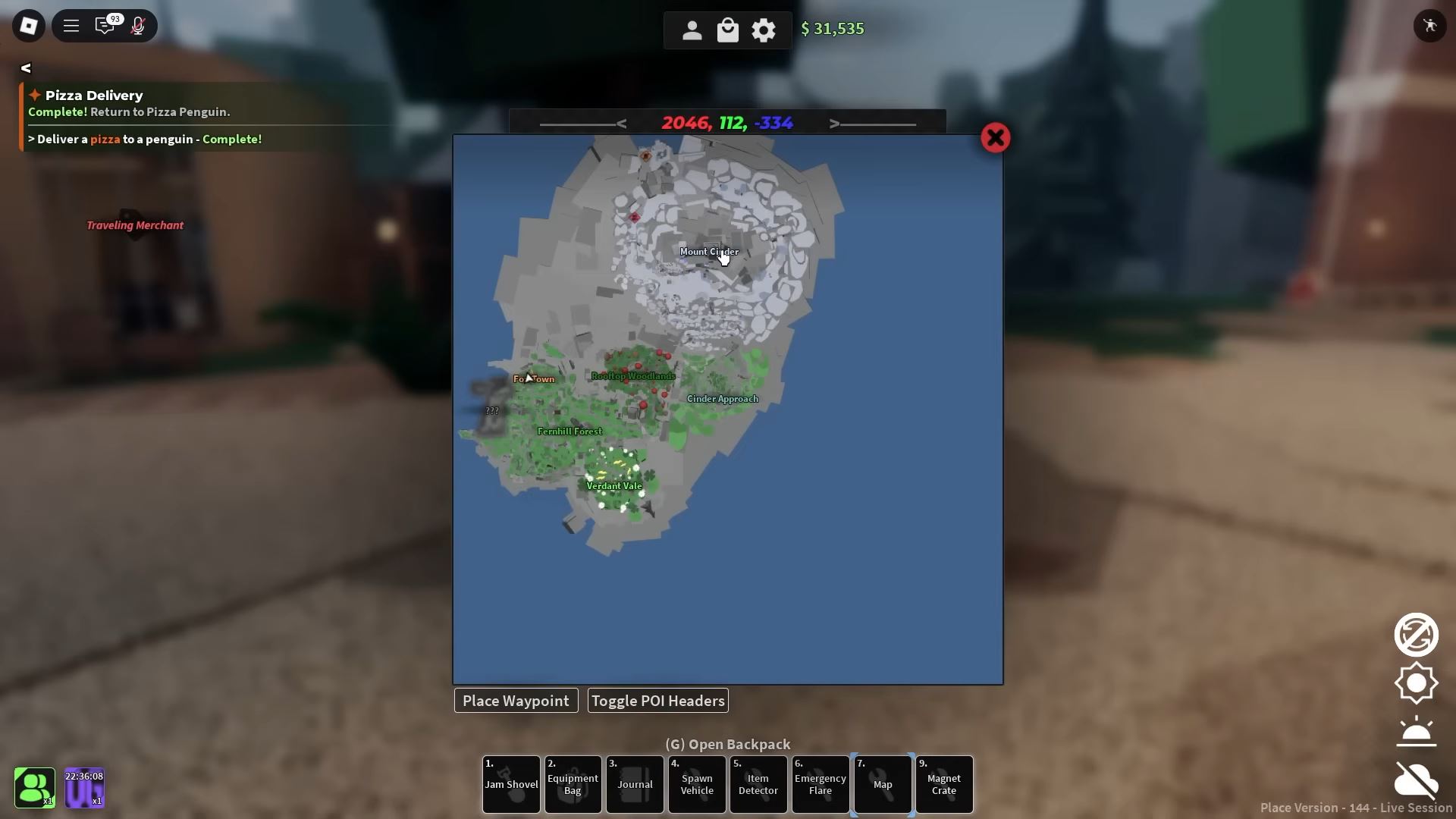 Mount cinder (Image via Roblox)